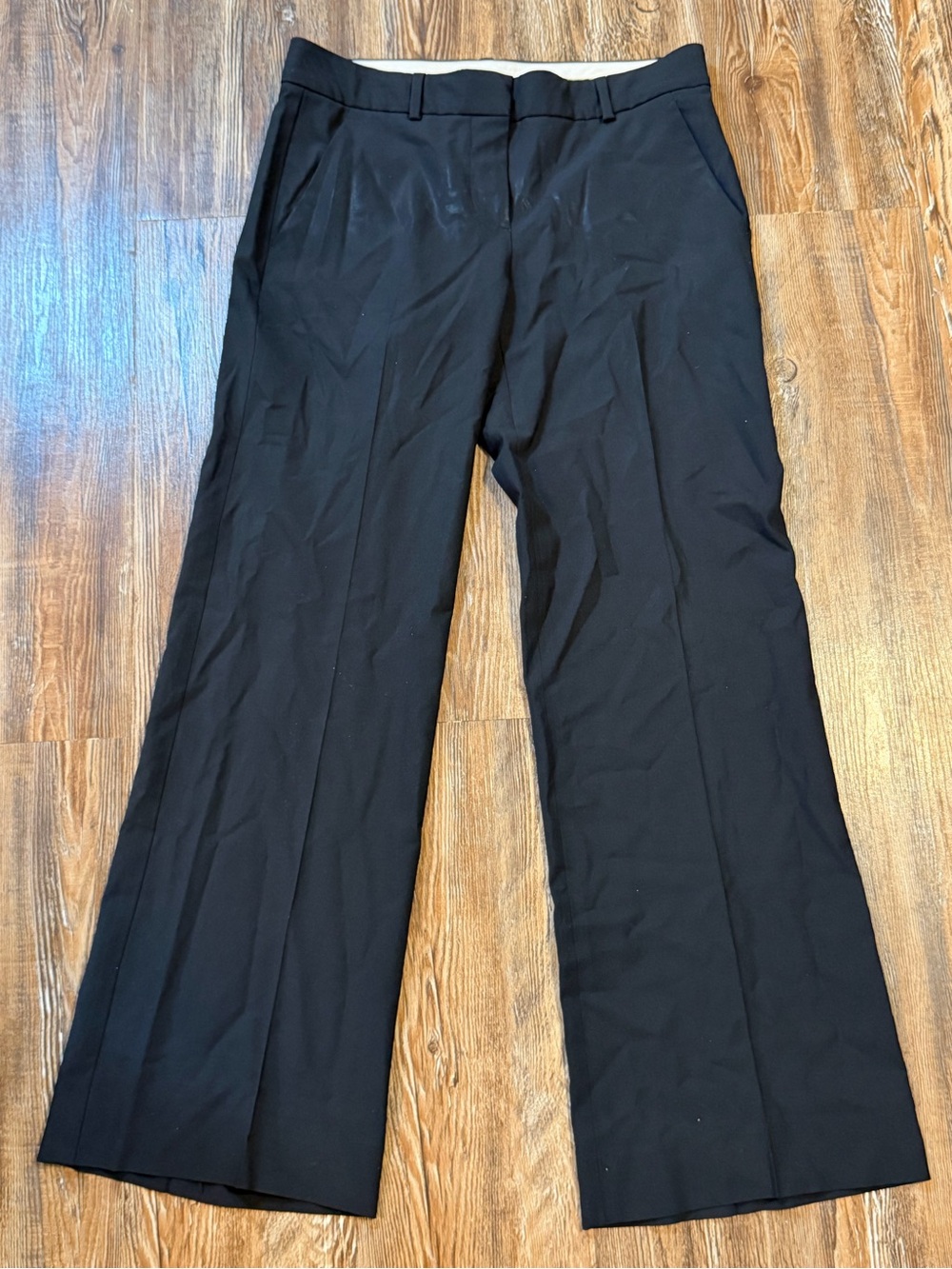 Theory Black Wool Dress Pants